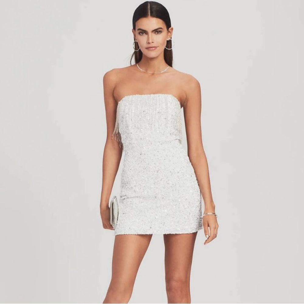 Retrofete Cassandra Dress White S